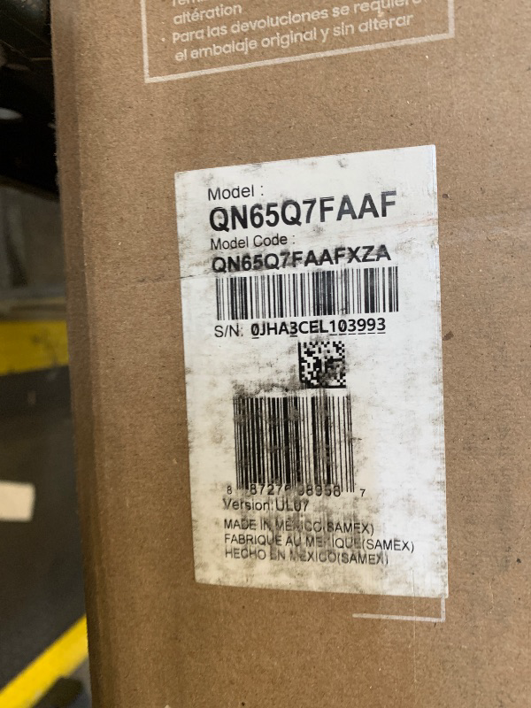 Photo 1 of Samsung 65-Inch Class QLED Q7F Series Samsung Vision AI Smart TV (2025 Model, 65Q7F) Quantum HDR, Object Tracking Sound Lite, Q4 AI Gen1 Processor, 4K upscaling, Gaming Hub, Alexa Built-in