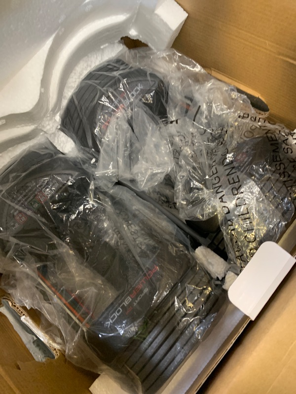 Photo 1 of PowerBlock Sport 24 Adjustable Dumbbells, Sold in Pairs, 3-24 lb. Durable Steel Build, Innovative At Home Workout Equipment, All-in-One Exercise Product, Strength Training