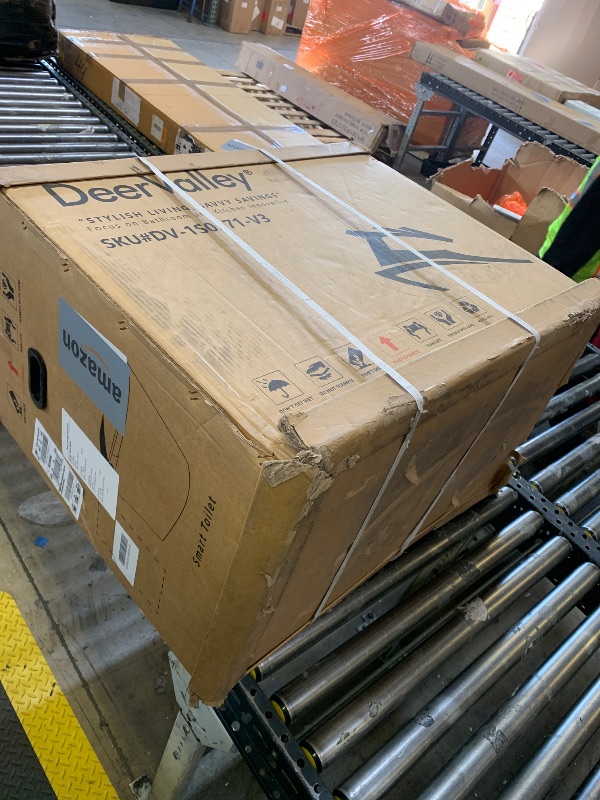 Photo 1 of DeerValley Smart Toilet with Bidet Built in, Auto Open/Close, Customizable Spa Wash, 1000 Gram MaP Flush Score, Pump Assisted, Foam Shield, Filter, Heated Seat, Deodorization, Child Mode, ADA Height