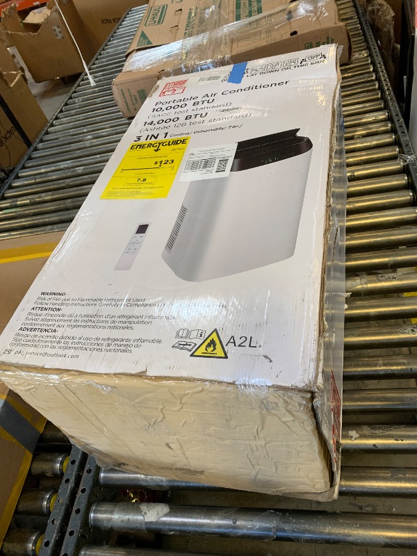 Photo 1 of Humhold 14000 BTU Portable Air Conditioners with Remote Control, 3-in-1 Free Standing Cooling AC Unit with Fan & Dehumidifier, Cools Room up to 700 sq.ft, Smart/Sleep Mode,3 Speed,Auto Swing,24H Timer