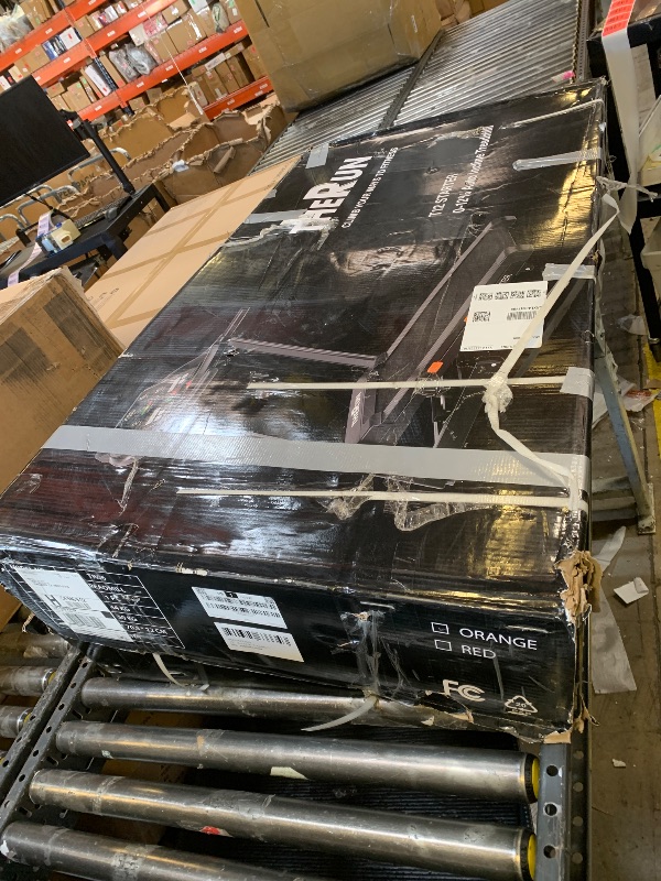 Photo 1 of THERUN Incline Treadmill, 0-12% Incline Treadmill for Running and Walking, 300 lbs Weight Capacity, Wide Belt,3.0HP,18" LED Screen, 2 Layers Shock-Absorbing Red