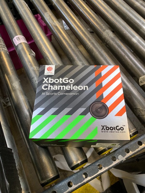 Photo 1 of XbotGo Chameleon AI Auto Sports Action Camera - 4K 60FPS Soccer Camera and Basketball Tracking Camera for Team Sports, Live Streaming, No Subscription, Works with iOS & Android (Lemon Green)