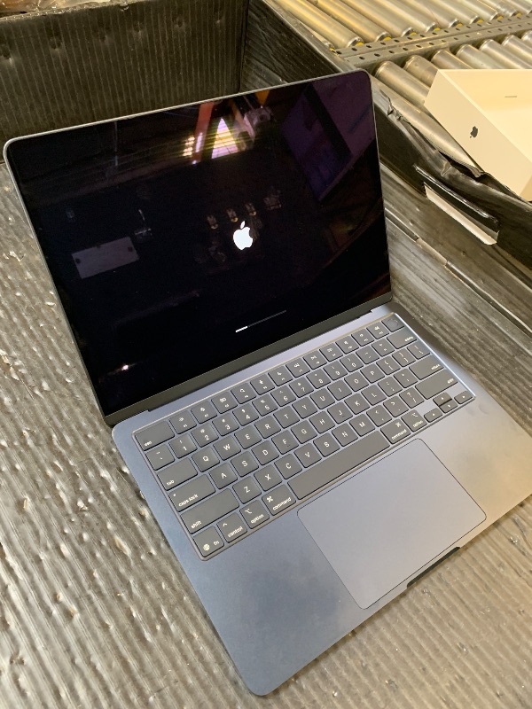 Photo 1 of Apple 2025 MacBook Air 13-inch Laptop with M4 chip: Built for Apple Intelligence, 13.6-inch Liquid Retina Display, 16GB Unified Memory, 256GB SSD Storage, 12MP Center Stage Camera, Touch ID; Midnight
