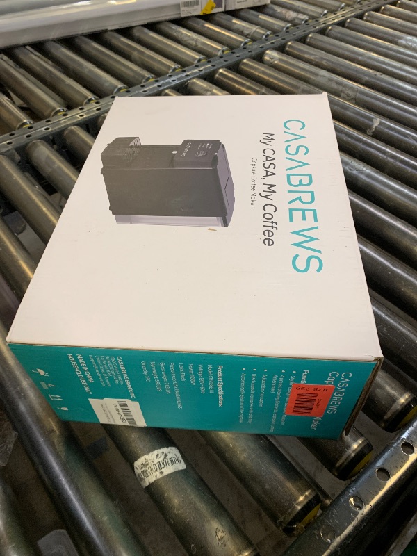 Photo 1 of CASABREWS CM7036E Espresso Machine for Nespresso Original Pods, 20 Bar Compact Capsule Coffee Machine with 21 oz Removable Water Tank and 4 Brewing Modes, Mini Espresso Maker for Home or Office, Black