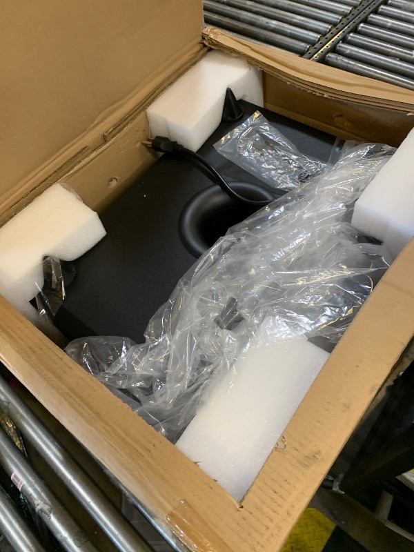 Photo 1 of Monoprice SW-12 400 Watt RMS (600 Watt Peak) Powered Subwoofer - 12-Inch, Ported Design, Variable Phase Control, Variable Low Pass Filter, for Home Theater Systems