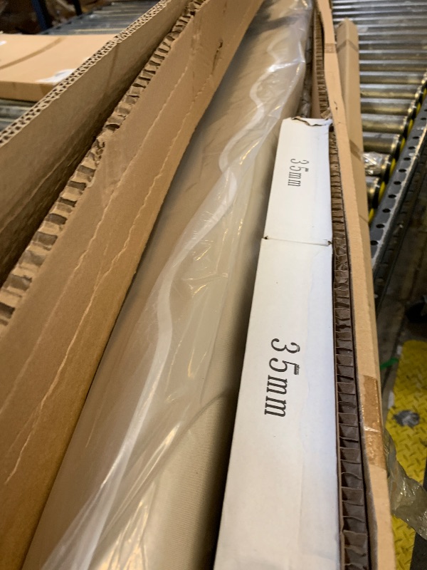 Photo 1 of Diensweek 12'x10' Patio Awning Retractable, Fully Assembled Manual Commercial Grade - Quality 100% 280G Ployester Window Door Sunshade Shelter - Deck Canopy Balcony P100 Series (12'x10', Beige)