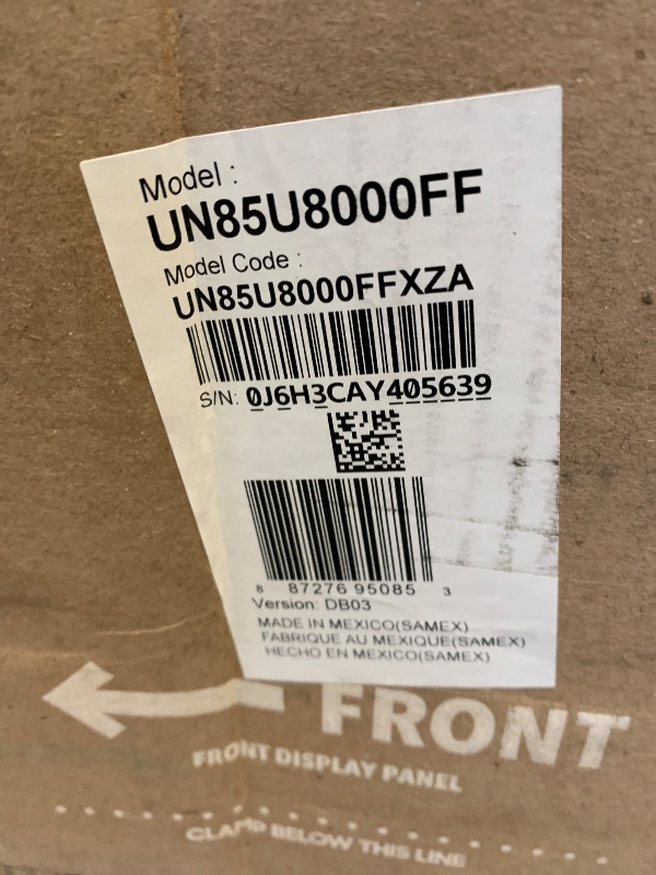 Photo 1 of Samsung 85-Inch Class Crystal UHD U8000F 4K Smart TV (2025 Model) Endless Free Content, Crystal Processor 4K, MetalStream Design, Knox Security, Alexa Built-in