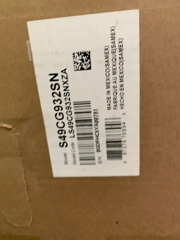 Photo 1 of Samsung 49-Inch Odyssey G9 (G95SD) Series QD-OLED G-Sync Compatible Curved Gaming Monitor, 240Hz, 0.03ms, Dual QHD, Glare Free, FreeSync Premium Pro, Ergonomic Stand,LS49DG956SNXGO,2024, 3 Yr Warranty