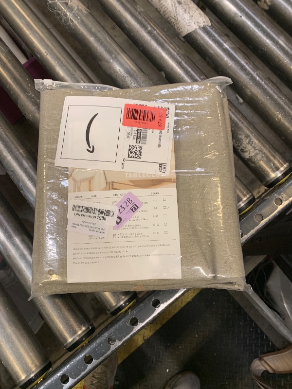 Photo 1 of Veblandy 2 Pack Rectangle Tablecloth, 60x84 inch, Water Resistant Wrinkle Free Linen Textured Table Cloth Washable, Decorative Fabric Table Cover for Dining, Party and Camping, Mocha