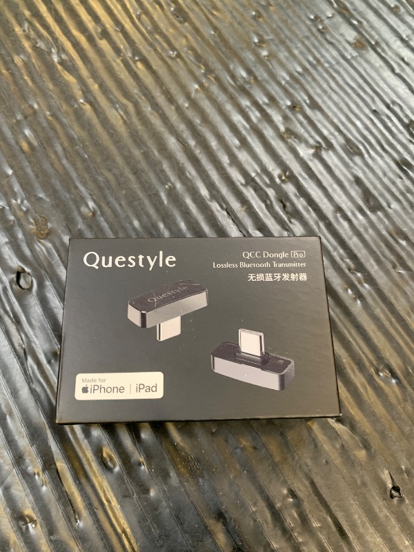 Photo 1 of Questyle QCC Dongle Pro [MFi Certified] USB-C Bluetooth Audio Adapter with LDAC,aptX Lossless&aptX-Adaptive,Low Latency Bluetooth 5.4 Dongle for PS5,Wireless Lossless Transmitter for PC/Headphones