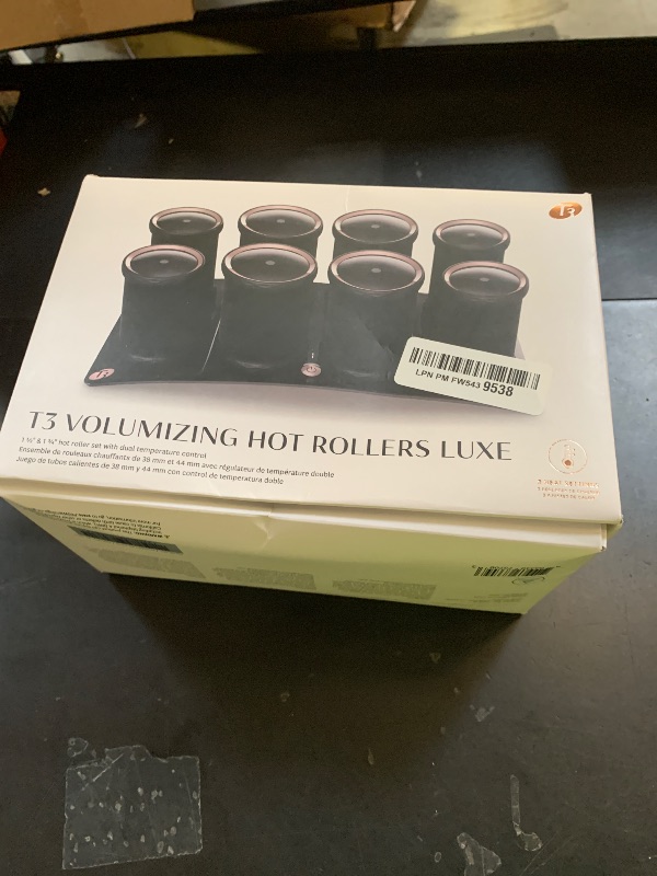 Photo 1 of T3 - Volumizing Hot Rollers LUXE | Premium Hair Curler Set for Long Lasting Volume, Body & Shine | Set of 8-4 XL (1.75") & 4 Large (1.5”)