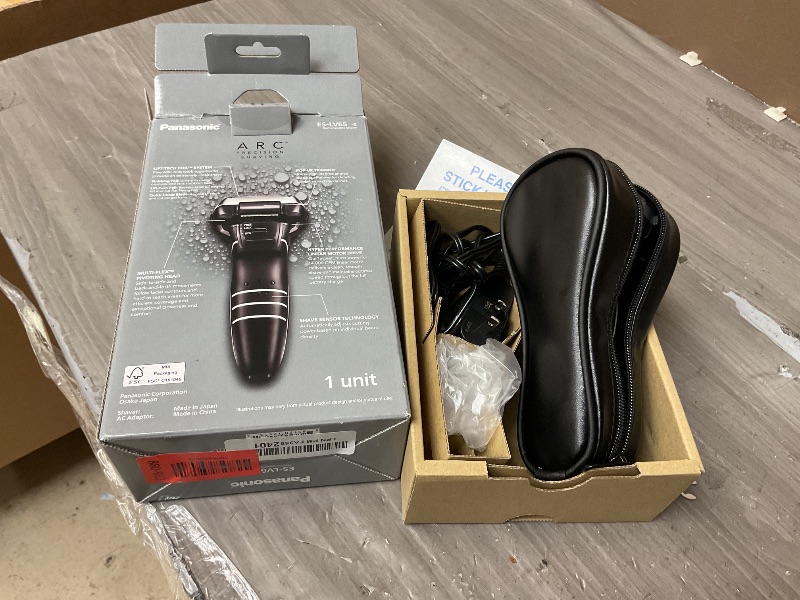 Photo 1 of Panasonic ARC5 Electric Razor for Men with Pop-Up Trimmer, Wet/Dry 5-Blade Electric Shaver with Intelligent Shave Sensor and Multi-Flex Pivoting Head – ES-LV65-S (Silver)