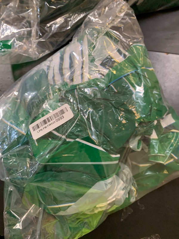 Photo 1 of Btmooz 10 PCS Football Tablecloth, Football Party Decorations, 54" x 108" Disposable Plastic Football Field Tablecloth for Superbowl Party Decorations Football Birthday Party Supplies