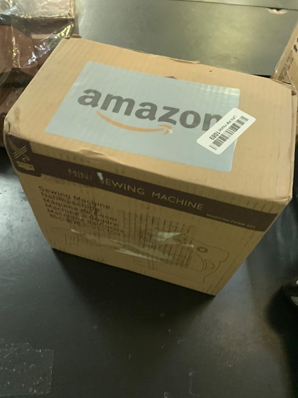 Photo 1 of KPCB Tech Sewing Machine for Beginners [Full Set] with Finger Guard and Fabric Bundles - Mini Sewing Machine with Sewing Kits, Foot Pedal, US Adapter and Extension Table