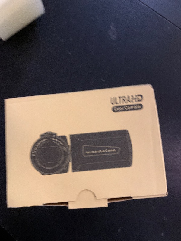 Photo 1 of 4K Video Camera Camcorder 60FPS, UHD 64MP Vlogging Dual Camera for TikTok YouTube, 21X Digital Zoom 3 Inch IPS Screen Video Recorder Camera with External Micphone, Remote, 2 Batteries, 64GB Card