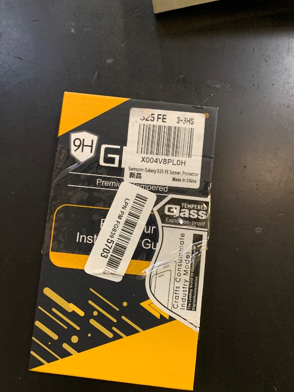 Photo 1 of [3+3 Pack] Pack Galaxy S25 FE Screen Protector, HD Clear Tempered Glass, Fingerprint Unlock, 3D Curved, Scratch Resistant, No Bubble for Samsung Galaxy S25 FE 5G Glass Screen Protector