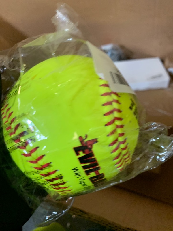 Photo 1 of 1 Dozen ASA Evil Ball 12" Softballs 52 COR 300 Compression 12 Balls (MP-Evil-RP-ASA-Y)
