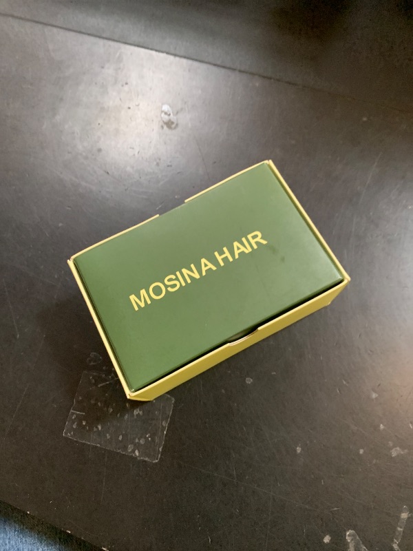 Photo 1 of MOSINA Human Hair Toppers for Women Real Human Hair Toppers Hair Pieces for women 3.2" x 4.5" Silk Base Real Hair Toppers for Women with Thinning Hair(Brown Black)