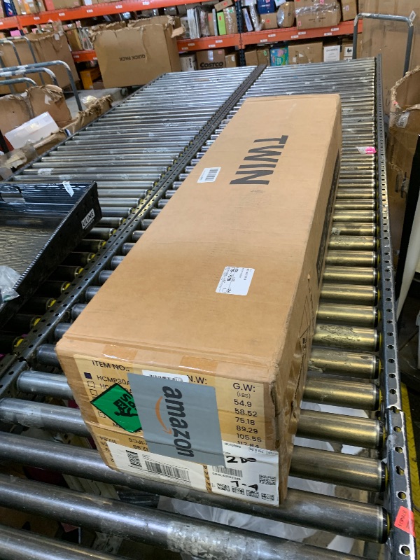 Photo 1 of 12 Inch Mattress Twin Size, Medium for Extra Back Support & Pressure Relief, Hotel Collection with CertiPUR-US Certified Foam and Individually Wrapped Coils, Cooling Breathable Bed in a Box