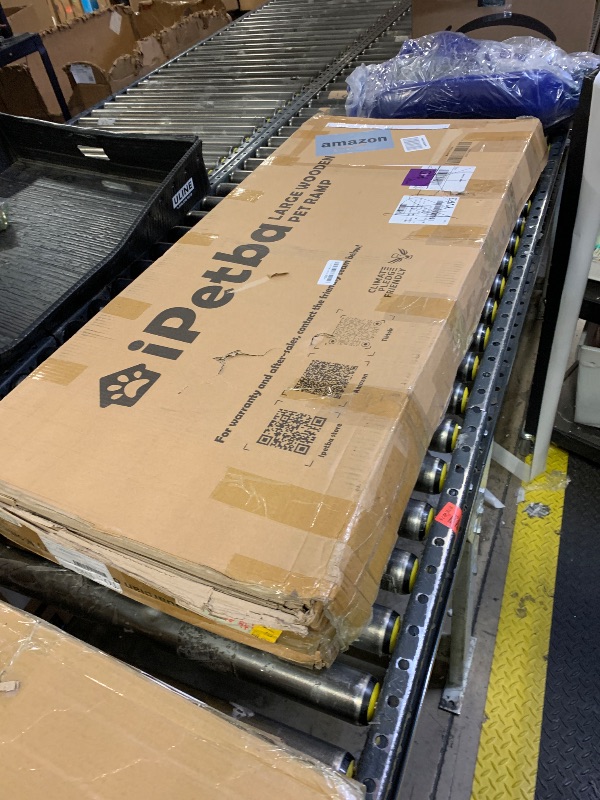 Photo 1 of **SELLING FOR PARTS--CRACK PART(S)**iPetba Dog Ramp for Bed & Couch for Large Dogs - Joint-Friendly, Anti-Slip, Adjustable, Extra Wide & Stable, Up to 200 lbs