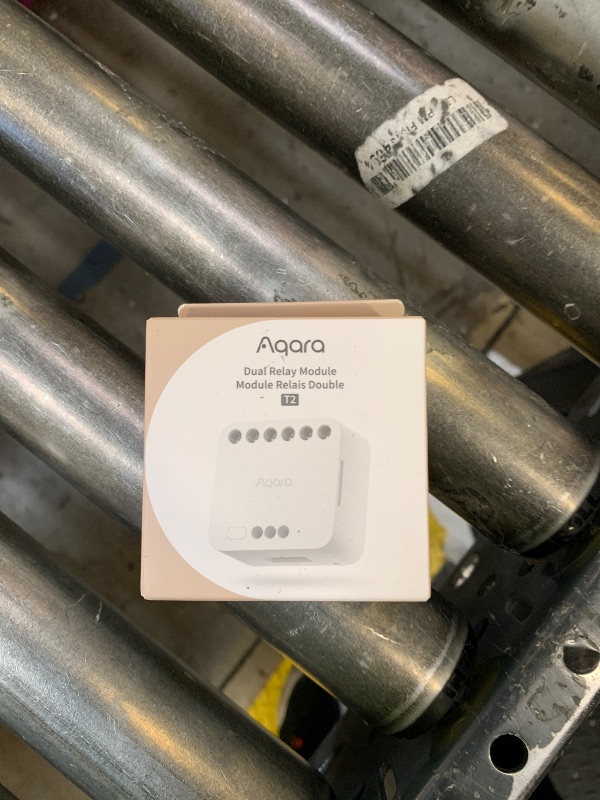 Photo 1 of Aqara Dual Relay Module T2,Smart Relay Switch Dry Contact Mode for Garage Doors and Boilers,Light Switch Roller Shade Switch,Supports Homekit and Alexa,Requires a Neutral Line and Aqara Zigbee 3.0 Hub