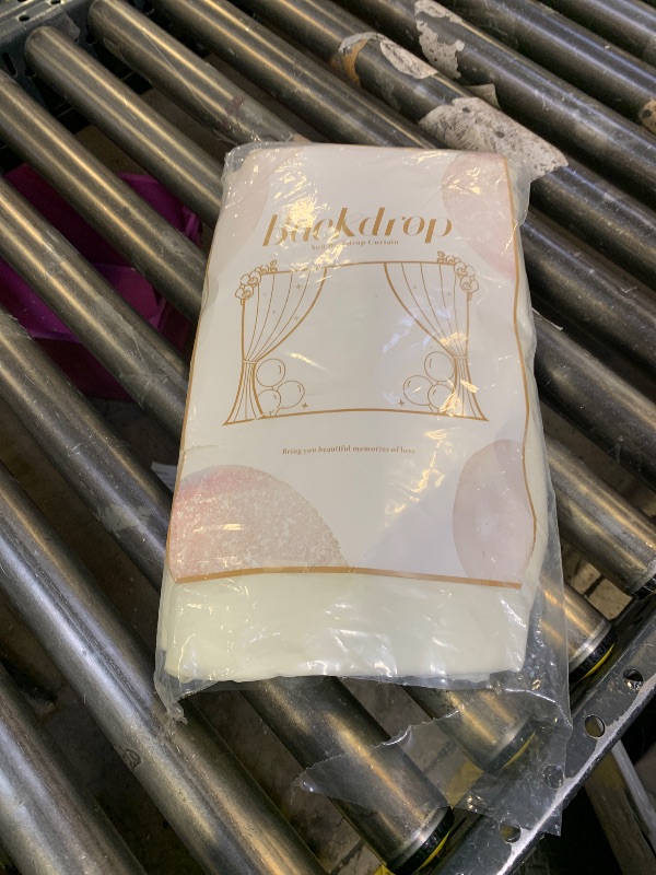 Photo 1 of 10 ft x 10 ft Wrinkle Free Ivory Backdrop Curtain for Wedding Parties, Polyester Ivory Photo Backdrop Drapes 2 Panels 5x10ft for Baby Shower Photoshoot Engagement Birthday Party Photography Background