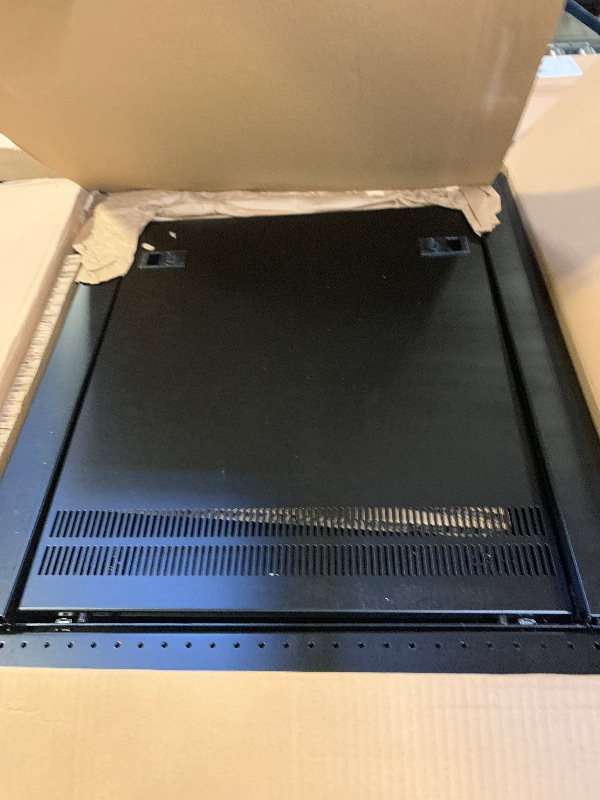 Photo 1 of Tecmojo 12U Wall Mount Rack Cabinet, Heavy-Duty 176 Lbs High Load Capacity, 19” Enclosed Server Network Rack with Glass Door, 23.6” Deep – Elite Collection