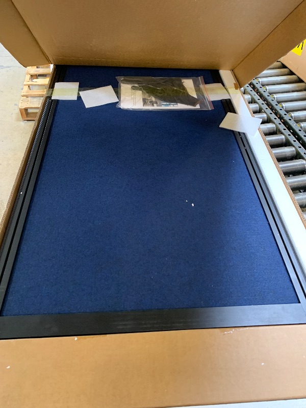 Photo 1 of Strongbird Room Partition,Folding Privacy Divider,Office Partition Dividers,Office Dividers Wall, 10'6"W x 6'7"H,Blue