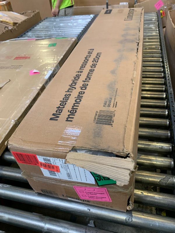 Photo 1 of Linenspa 8 Inch Memory Foam and Spring Hybrid Mattress - Medium Firm Feel - Bed in a Box - Quality Comfort and Adaptive Support - Breathable - Cooling - Guest and Kids Bedroom - Full Size