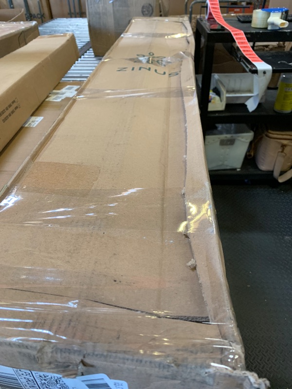 Photo 1 of ZINUS 10 Inch True Support Hybrid Mattress [New Version], Queen, Fiberglass Free, Medium Feel, Motion Isolation, Certified Safe Foams & Fabric, Mattress in A Box