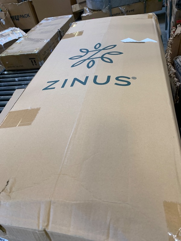 Photo 1 of Zinus 12 Inch King Green Tea Memory Foam Mattress [New Version], Fiberglass Free, Medium Firm Feel, Zoned Pressure Relief, Certified Safe Foams & Fabric, Mattress in A Box