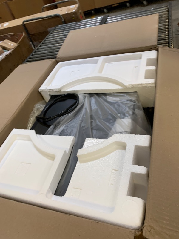 Photo 1 of Sharp R1210TY 1-1/2-Cubic-Foot 1100-Watt Over-the-Counter Microwave, Black