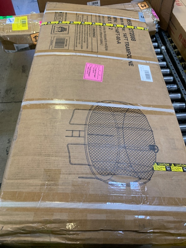 Photo 1 of ALTLER Trampoline 12FT 14FT Enclosure Net Outdoor Jump for Kids and Adults Round ASTM Approved Heavy-Duty Bounce Mat with Enhanced Weight Capacity