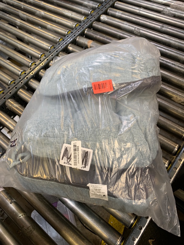 Photo 1 of IASEAHK Chair Cushions for Dining Chairs, Dining Chair Cushions, Tufted Indoor Chair Pads with Ties & Non Slip Backing, Seat Cushions for Kitchen Chairs 16.5” x 16.5” x 3.5”, Set of 6, Light Blue