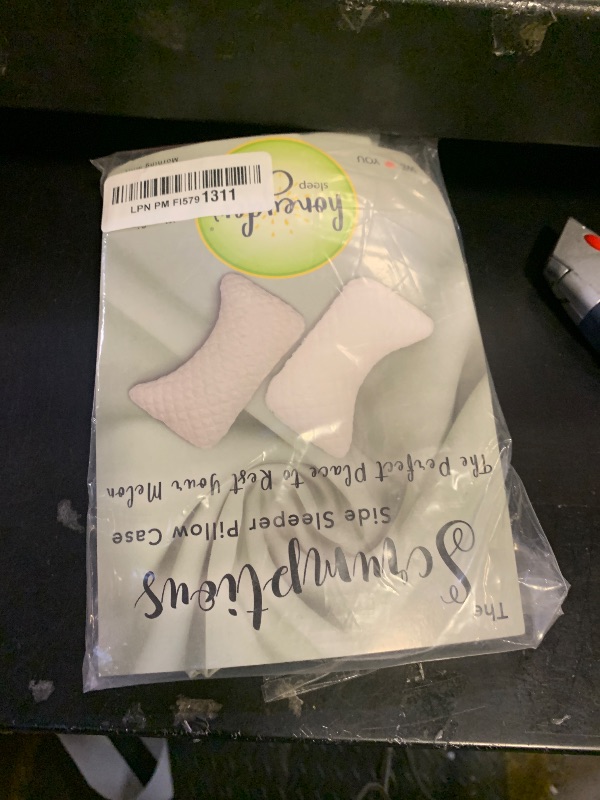Photo 1 of *DAMAGED** Honeydew King Side Pillow Case - Fits The Scrumptious and Essence Curved Pillows for Side Sleeping - Comfortable and Soft Cooling Bamboo Fabric - King Size (Morning Mint Green)