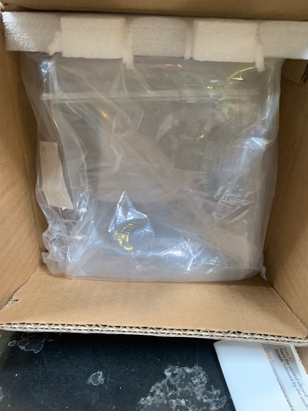 Photo 1 of 1.25 Gallon Acrylic Beverage Dispenser with Metal Stand – Cold Drink Server with Built-in Ice Core & Stainless Steel Spigot