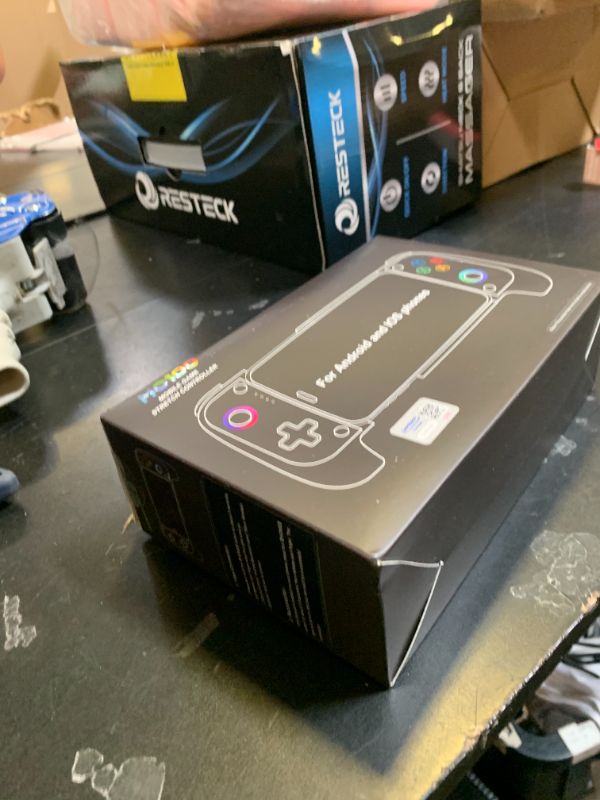 Photo 1 of Mocagen MC1 Phone Controller for iPhone/Android Support Phone Case, Mobile Game Controller with Led Light, Upgraded Joysticks, Turbo, Handheld Gaming Gamepad