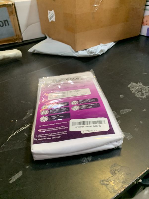 Photo 1 of Set of 2 Standard/Queen AllerEase Pillow Protectors - Temperature Balancing, Allergist Recommended - Premium Breathable, Zippered Protectors
