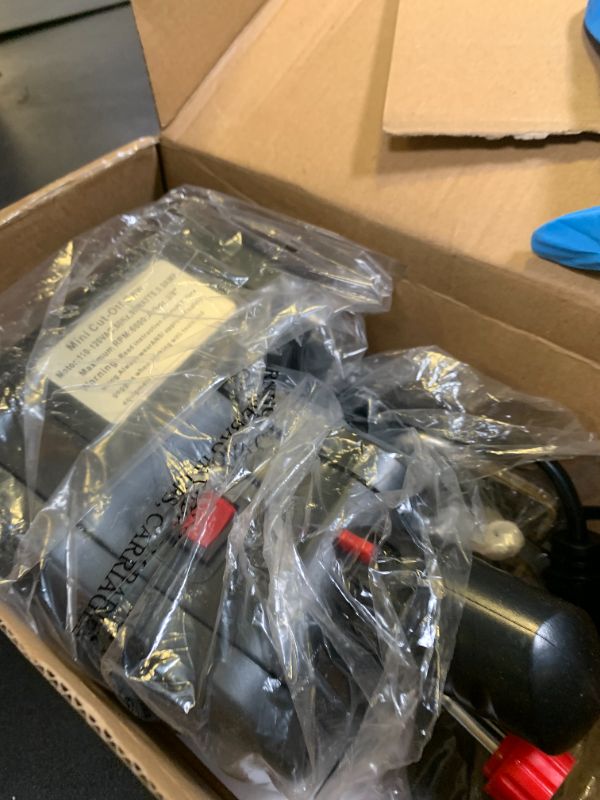 Photo 1 of Sbestily Mini Miter Cut-Off Chop Saw for Metal Cutting, Arrow Shafts, Wood Crafts, Hobby Miniature Model Making, Small Electric Table Saw Tool, 223/5.56 Brass, Cuts Max. 1/2" High x 1/2" Wide