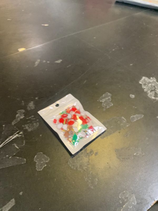 Photo 1 of 100 Pcs Mini Christmas Decorations Set, Miniature Resin Figurines Small Christmas Tree Santa Ornaments for Crafts Home Decor Micro Landscape Fairy Garden Accessories Xmas Gifts for Kids