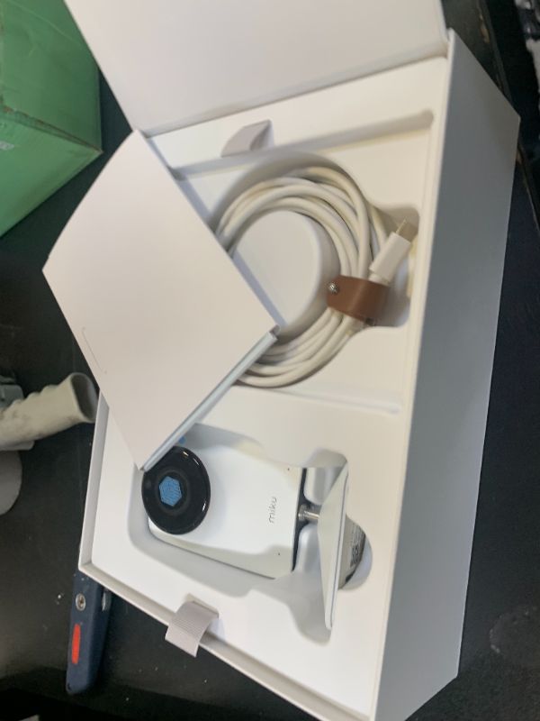 Photo 1 of Miku Pro Smart Baby Monitor with Camera, Track Live Breathing with No Wearable, Real-Time Alerts, Sleep Analytics, 1080p Wi-Fi Video, Night Vision, and 2-Way Audio, Wall Mount Included