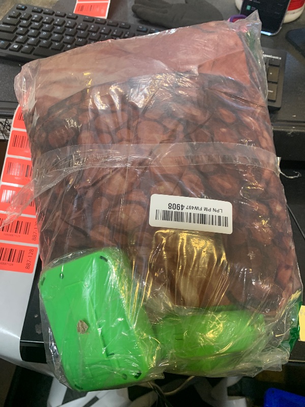 Photo 1 of MXoSUM Blow up Dinosaur Costume Adult Inflatable Dinosaur Costume Suit Funny T- rex Costume Outfit Halloween Party Dino Suit