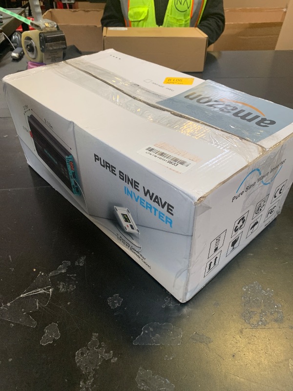 Photo 1 of LANDERPOW Pure Sine Wave 3500W Power Inverter 12V DC to 120V AC for RV, Truck, Home, Off-Grid, Solar, Inverter with 3 AC Outlet, 30W USB-C, 5V 3.1A USB, Hardwire Port, 15FT Remote Control, Surge 7000W