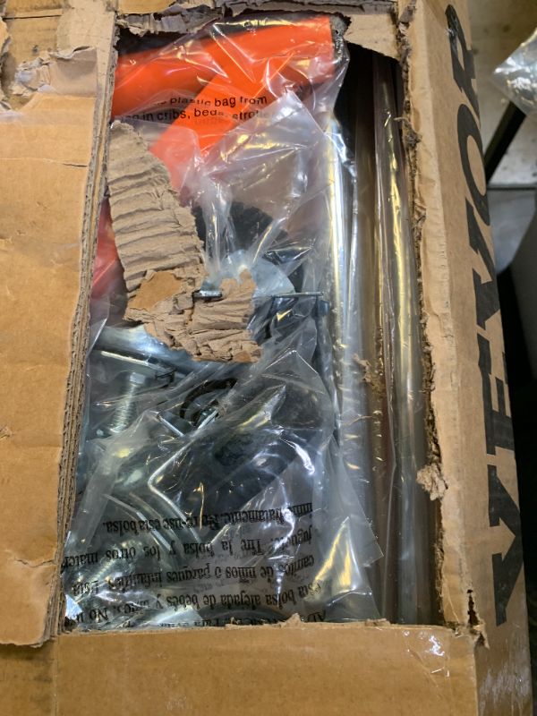 Photo 1 of VEVOR Z Rack, Industrial Grade Z Base Garment Rack, Rolling Sturdy Steel Z Base Clothing Rack with Lockable Casters, for Home Clothing Store Display Orange (3 Sets)