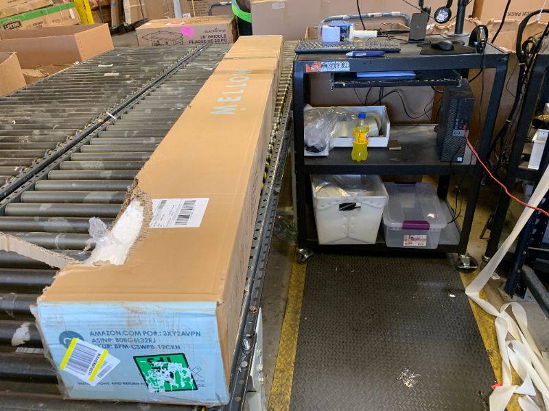 Photo 1 of Mellow Naturalista Classic 12 Inch Solid Wood Platform Bed with Wooden Slats, Cal King, Natural Pine