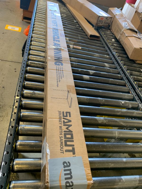 Photo 1 of SAMOUT Vehicle Awning, 6.6ft x 10ft, Rooftop Pullout Ripstop UPF50+ Side Awning, Reinforced Hinges & Poles for Jeep/SUV/Truck/Van