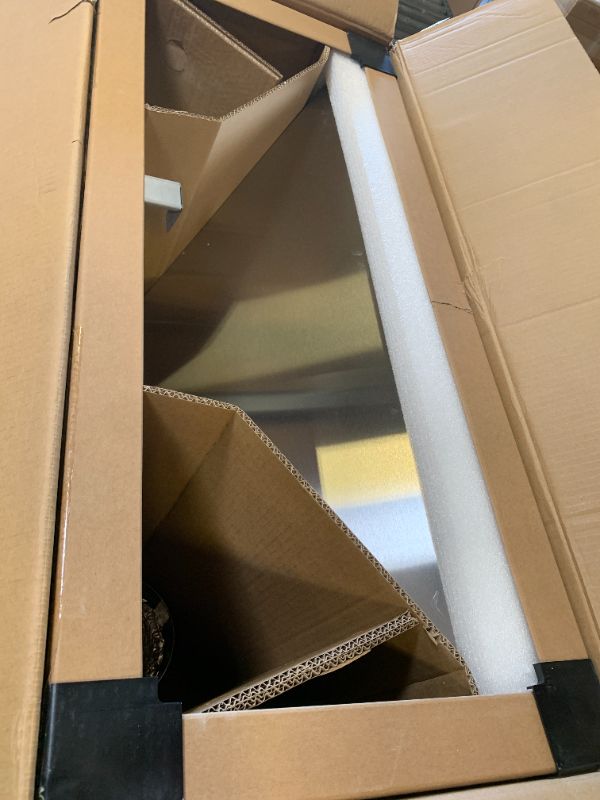 Photo 1 of VIKIO HOME Wall Mount 36 Inch Range Hood 900 CFM, Ductless/Ducted Convertible Kitchen Hood, 3-speed Gesture Sensing & Touch Control, Stainless Steel Kitchen Vent Hood with Permanent Baffle Filters