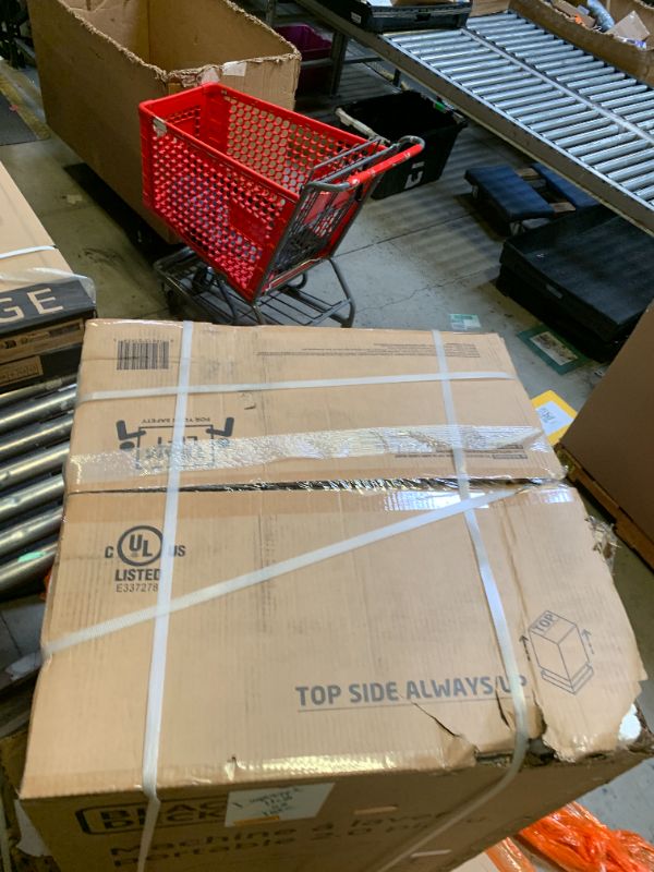 Photo 1 of --FACTORY SEALED--BLACK+DECKER Small Portable Washer, Washing Machine for Household Use, Portable Washer 2.0 Cu. Ft. with 6 Cycles, Transparent Lid & LED Display --FACTORY SEALED--