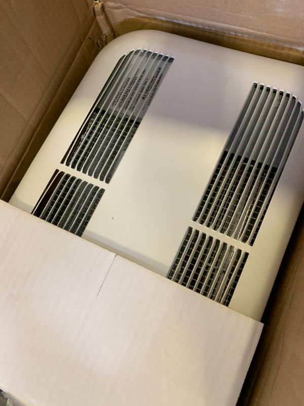 Photo 1 of Stelpro Ceiling Heater – 1000W / 120V – 9 5/8? H × 13 1/2? W – Ceiling-Mounted Sleek Model – Silent Comfort, Quick Heat – Nichrome Element – Hardwired – White (ASK1001W)