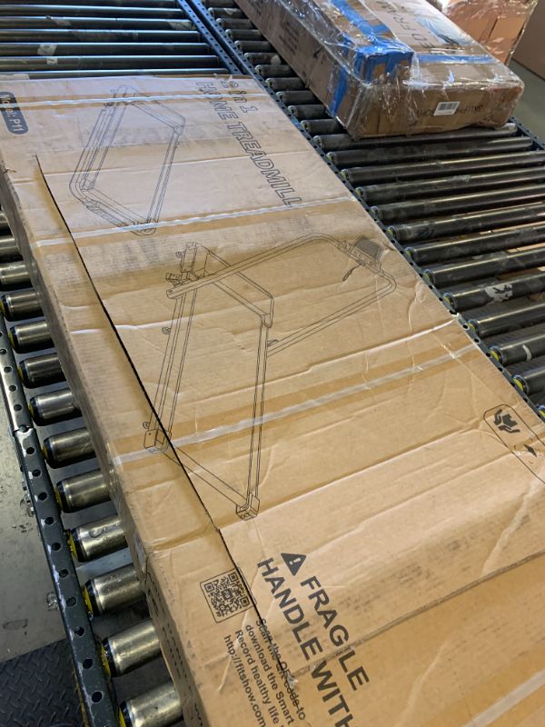 Photo 1 of Acezoe Walking Pad Under Desk Treadmill with Incline, 2 in 1 Foldable Treadmills for Home Small Office, 300 lbs Capacity, Portable Compact Walking Treadmill with Remote Control, LED Display and Apps